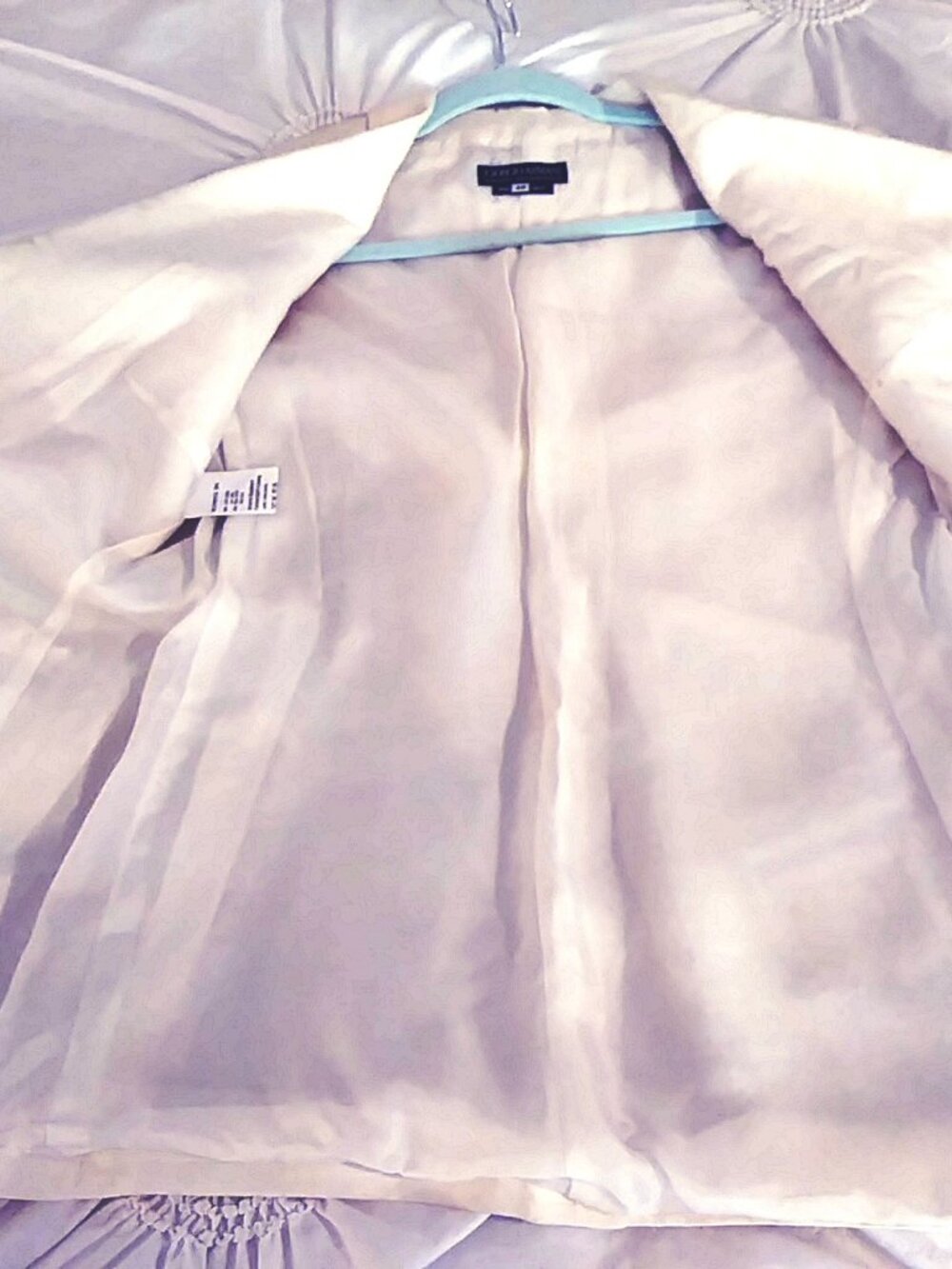 VINTAGE Giorgio Armani Borgonuovo 21 White Linen/Silk Blazer Jacket 40/Small - Picture 11 of 12